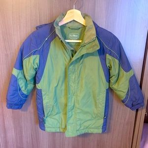 LL Bean Boys Winter Coat Size 5-6